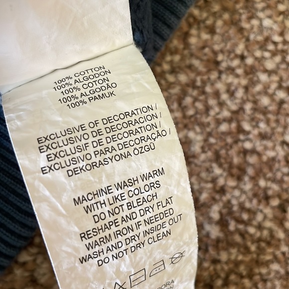 - Penguin peacock dusty green zip front mockneck sweatshirt size M - Picture 8 of 8